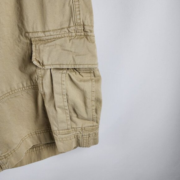 Denim & Supply Ralph Lauren Shorts Mens 36x11 Beige Vintage Cargo Shorts - Picture 7 of 9